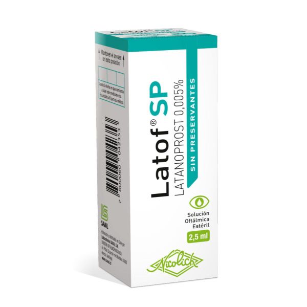 Latof SP Latanoprost 0,005 Frasco de 2,5 ml