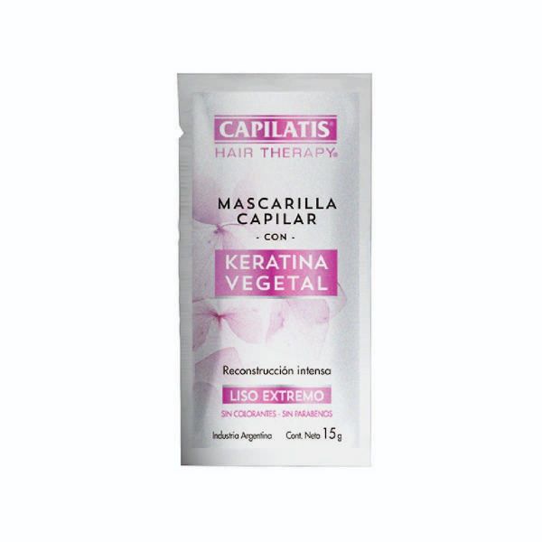 Capilatis Hair Therapy Mascarilla Capilar con Keratina Vegetal - Sobre de 15