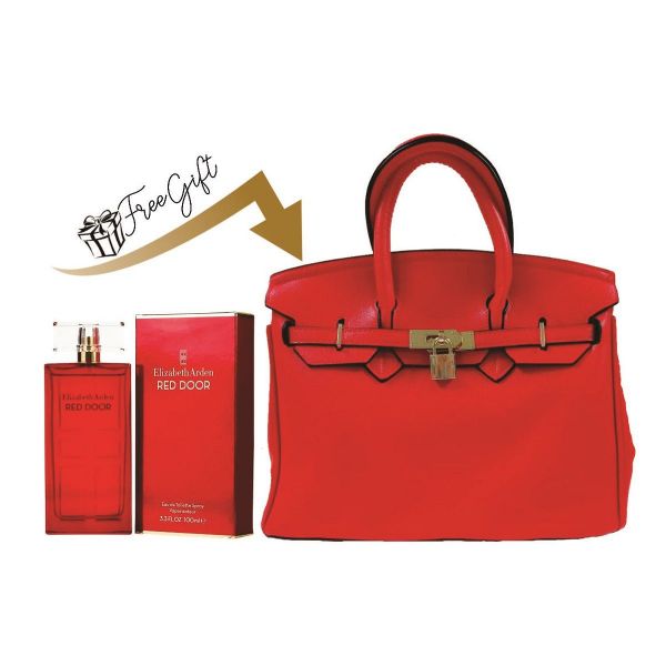 Elizabeth Arden Red Door Eau de Toilette Spray Vaporisateur - Frasco de 100  ml + 1 Cartera rojo coral de obsequio
