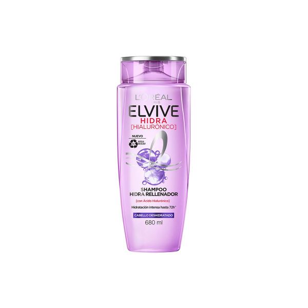 Elvive Hidra Hialurónico Shampoo Hidra Rellenador con Ácido Hialurónico