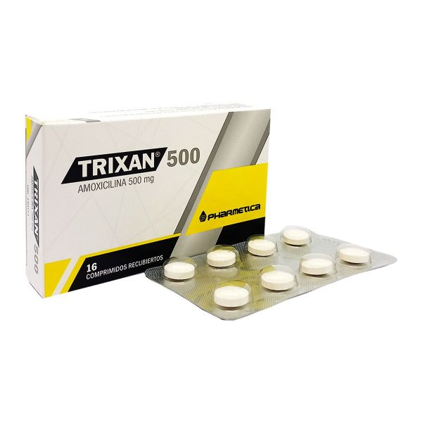 Empleador colgar Hablar en voz alta Trixan 500 Amoxicilina 500 mg - Caja de 16 comprimidos recubiertos