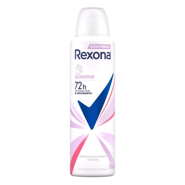 Rexona Nutritive Antitranspirante Aerosol 72h - Frasco De 150 Ml