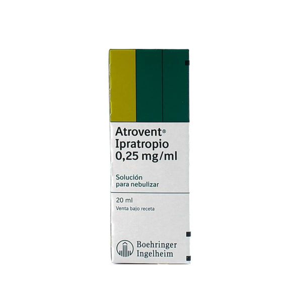 Tanga estrecha novela estas Atrovent ® Ipratropio 0,25 mg / ml - Frasco solución para nebulizar de 20 ml